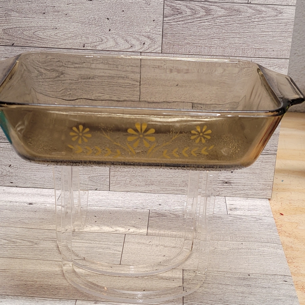 Vintage Glasbake Jeanette rectangle casserole dish